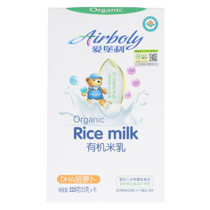 爱堡利DHA胡萝卜有机米乳