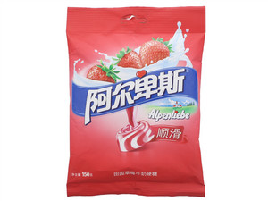 阿尔卑斯田园草莓牛奶硬糖150克