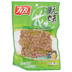 有友玩味泡椒花生