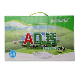喜洋洋经典原味AD钙乳酸菌风味饮料