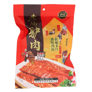 帅杰软包装老庙驴肉[肉制品(酱卤肉制品)]