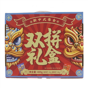 水军海鲜锅巴+蛋黄锅巴双拼礼盒