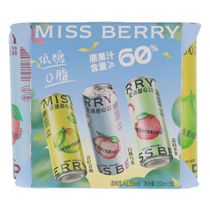 MISS BERRY贝瑞甜心起泡果汁酒