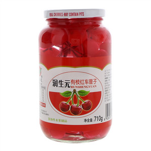 润生元有枝红车厘子