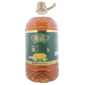渭花非转基因100%浓香小榨菜籽油