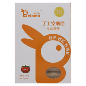 贝乐麦牛肉番茄手工空心面