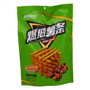 网男网女藤椒火锅味爆细薯条