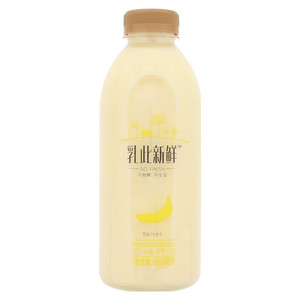 乳此新鲜巴氏杀菌香蕉牛奶