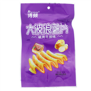 博顿炭烤牛排味大波浪薯片