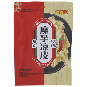 魔莱仕香辣牛肉味魔芋凉皮