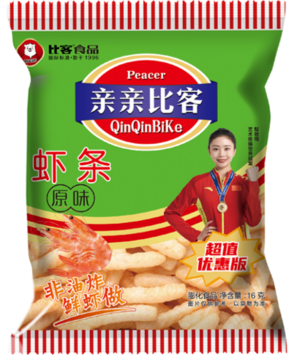 亲亲比客原味虾条