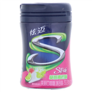 炫迈草莓青柠味夹心口香糖