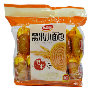 200克达利园黑米小面包