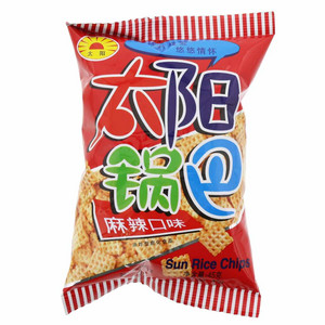 太阳锅巴麻辣口味Sun Rice Chips 45克