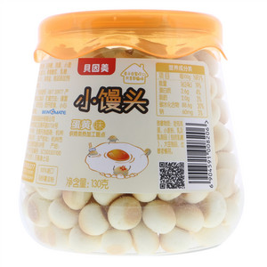贝因美蛋黄味小馒头
