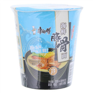 康师傅海鲜豚骨面