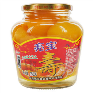 亮宝糖水黄桃罐头