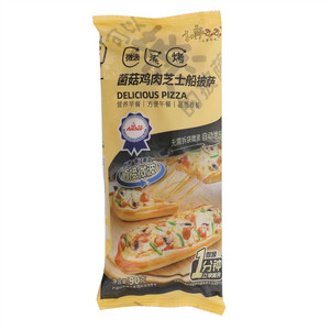 小萨牛牛早餐微波披萨菌菇鸡肉风味