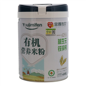 金盾优贝益生元铁锌钙有机营养米粉