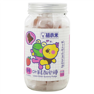 百脉山熊小米草莓叶黄素酯软糖
