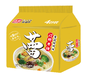 陈村无油炸香菇炖鸡味过桥米线