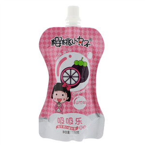 樱桃小丸子 果味型可吸果冻 150克吸吸乐果冻（山竹味）