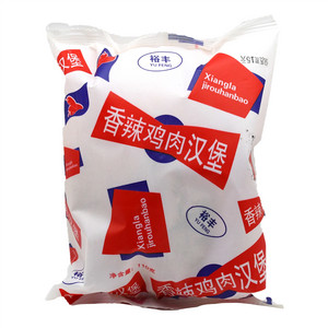 裕丰香辣鸡肉汉堡面包