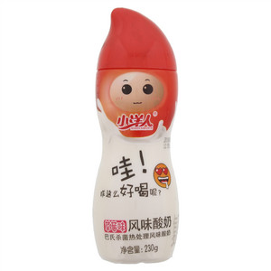 小洋人草莓味风味酸奶