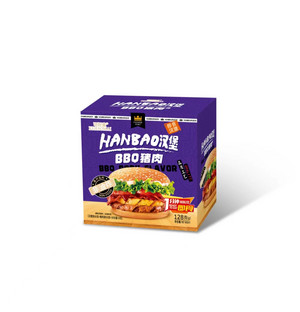 可好麦128gBBQ猪肉即食汉堡