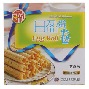 日盈蛋卷（芝麻味）215g