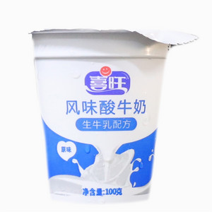 喜旺原味风味酸牛奶100g