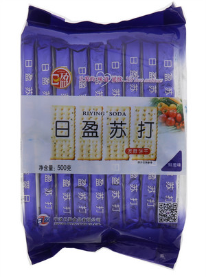 日盈苏打发酵饼干（鲜葱味）500克