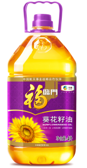 福临门压榨一级葵花籽油 4L