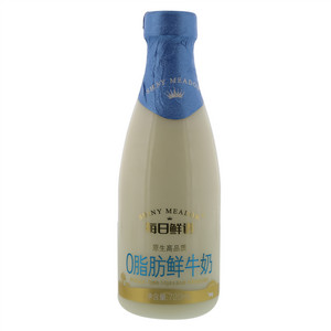 蒙牛每日鲜语0脂肪鲜牛奶