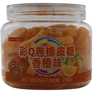 卡加宝（香橙味）彩Q卷橡皮糖