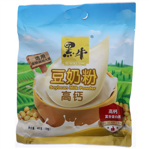 黑牛高钙豆奶粉480g*18
