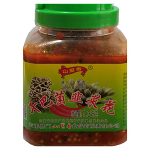 山里香干巴菌韭菜花