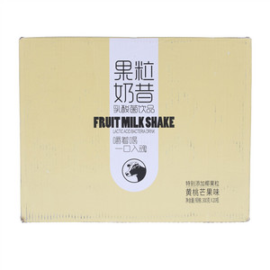 牛丰黄桃芒果味果粒奶昔乳酸菌饮品