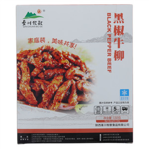秦川牧歌黑椒牛柳（家庭装）