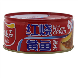画马石红烧黄鱼罐头（铁罐）