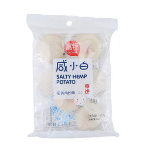 富锦蛋黄肉松味草饼