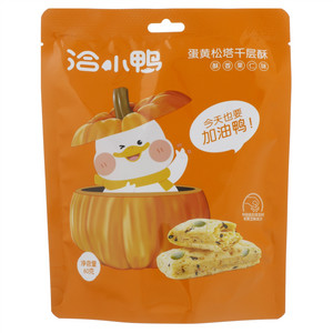 洽洽洽小鸭酥香果仁味蛋黄松塔千层酥