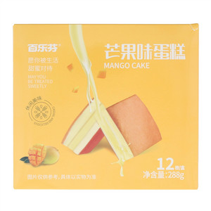 百乐芬芒果味蛋糕