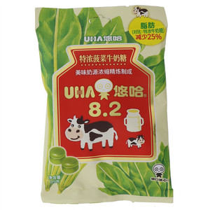 悠哈/UHA特浓菠菜牛奶糖