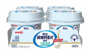 明治保加利亚式酸奶   低脂肪清甜原味