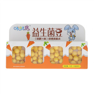 咔叽兔胡萝卜味益生菌豆