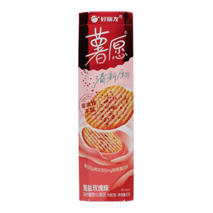 好丽友薯愿海盐玫瑰味马铃薯膨化食品