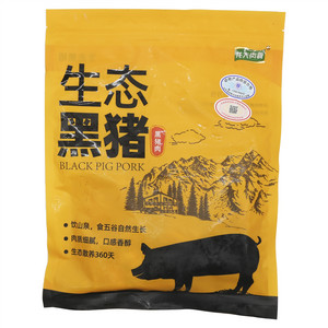 龙大肉食黑猪肋排块