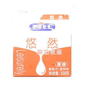 喜旺原味悠然酸奶饮品208g