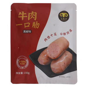 大牧汗黑椒味牛肉一口肠